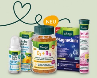 Kneipp - 1 von 50 Kneipp Health Paketen – vollgepackt mit Vitaminen, Energie und kleinen Momenten der Balance