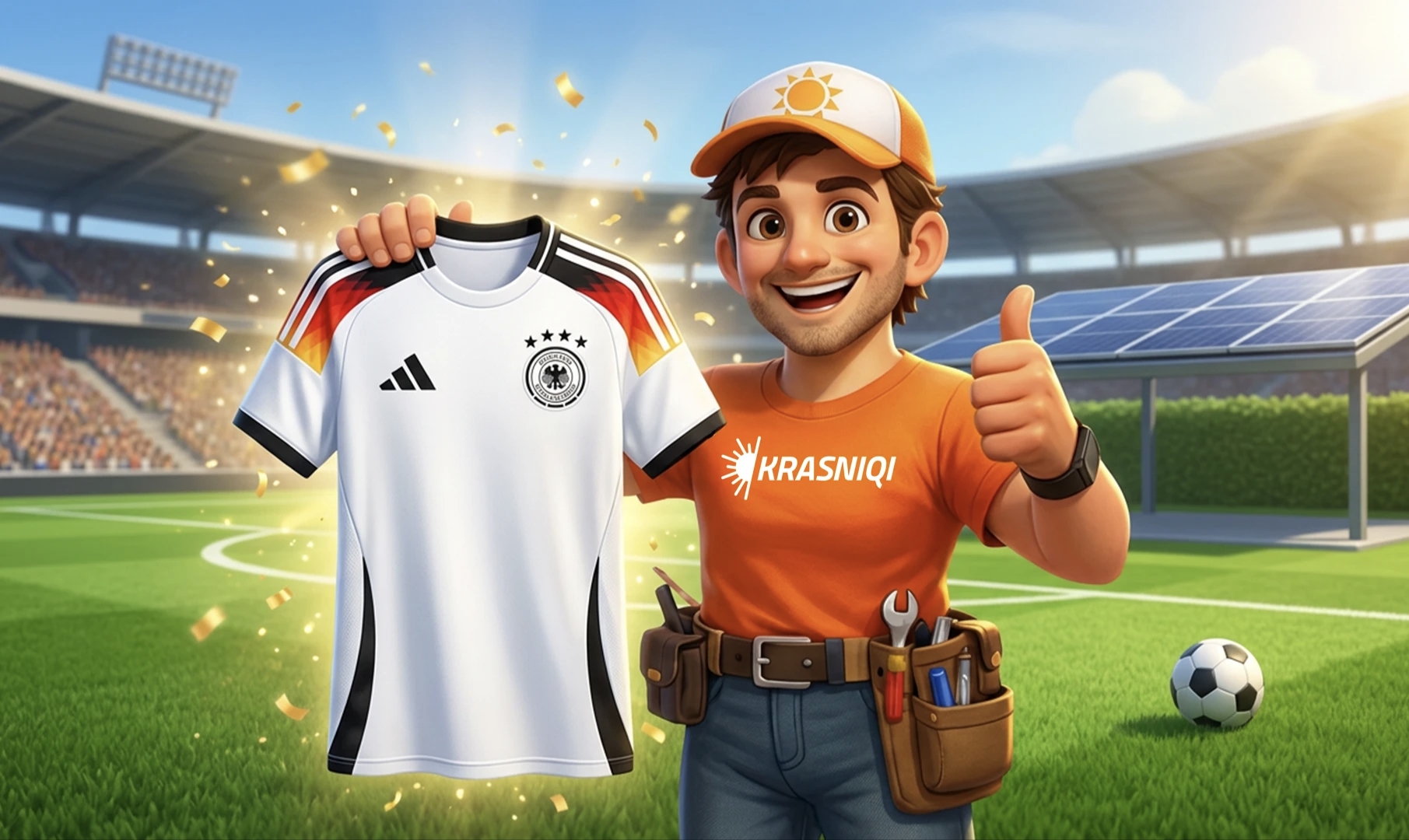 Krasniqi - Ein Deutschlandtrikot