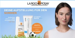 La Roche-Posay - 30 Produktpakete von La Roche Posay mit Anthelios Invisible Fluid Getönt UVMune 400 LSF 50+ (50 ml) und Cicaplast Baume B5+ (100 ml)
