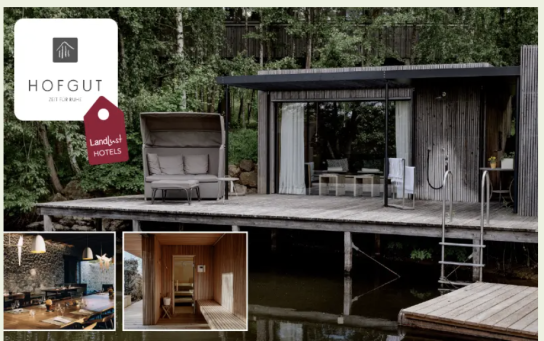 landlust - 1. 2 ÜN für 2 Personen, 2. eine Gartenbank, 3. 50 EUR Gutschein