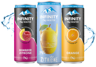 LIKE-ONLINE - 2 Gewinnpakete der neuen Getränke INFINITY WATER