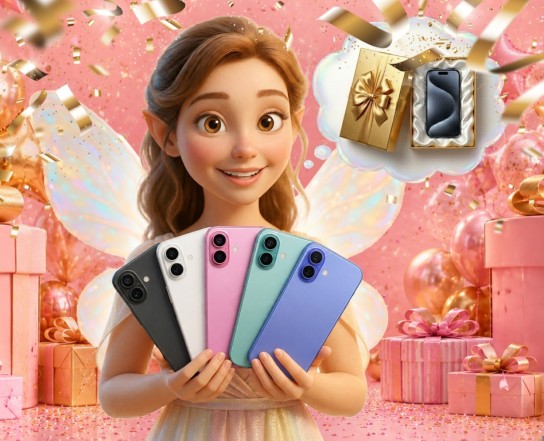 Manna Naturkosmetik - iPhone 16 mit 128 GB in Wunschfarbe (Produktkauf)