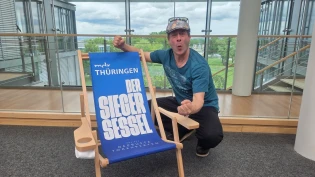 mdr - MDR THÜRINGEN Siegersessel - komfortabler Klappstuhl-Liegestuhl (für Thüringen)