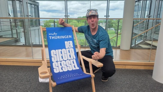 mdr - MDR THÜRINGEN Siegersessel - komfortabler Klappstuhl-Liegestuhl (für Thüringen)