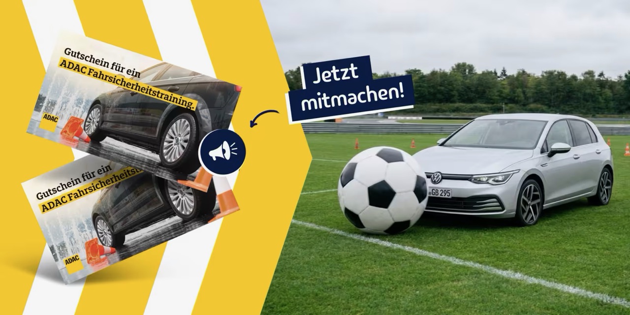 MeinAuto - 6x1 Gutschein für ein ADAC Fahrsicherheitstraining