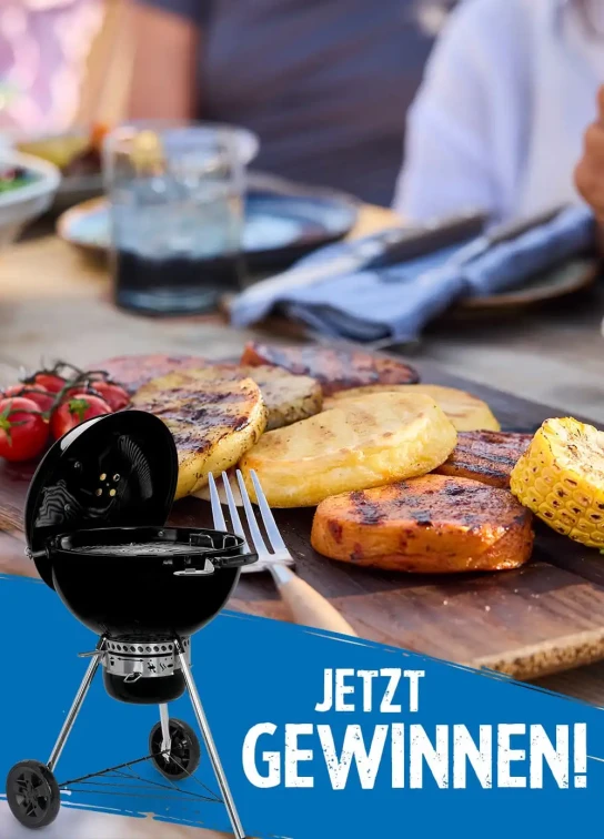 Milram - 1 x Weber Holzkohlegrill