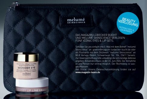 MLB Verlag - 5 x 1 Kosmetikset "Iconic Eyes & Lips" von melumé Skinscience