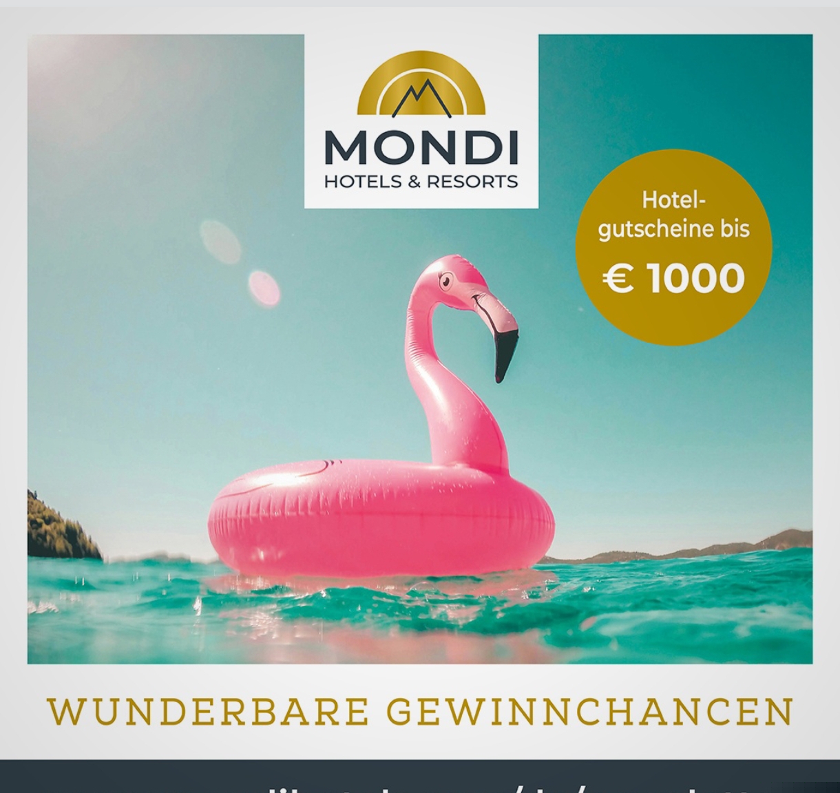 MONDI Hotels - GUTSCHEINE: 1 X 1000€ / 5 x 500€ / 10 x 200€