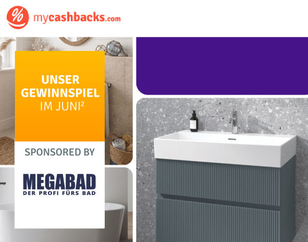 mycashbacks.com: ein 200€ MEGABAD Gutschein zu gewinnen
