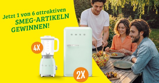 myTime - 4x SMEG Standmixer, 2x SMEG Kühlschrank