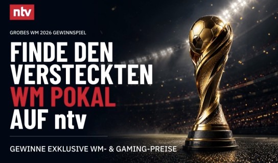 n-tv - 1x PS5 Bundle mit FC26, 1x WM 2026 Ball, 1x WM 2026 Trikot deiner Wahl, 1x 100€ Amazon Gutschein, 1x 50€ Amazon Gutschein