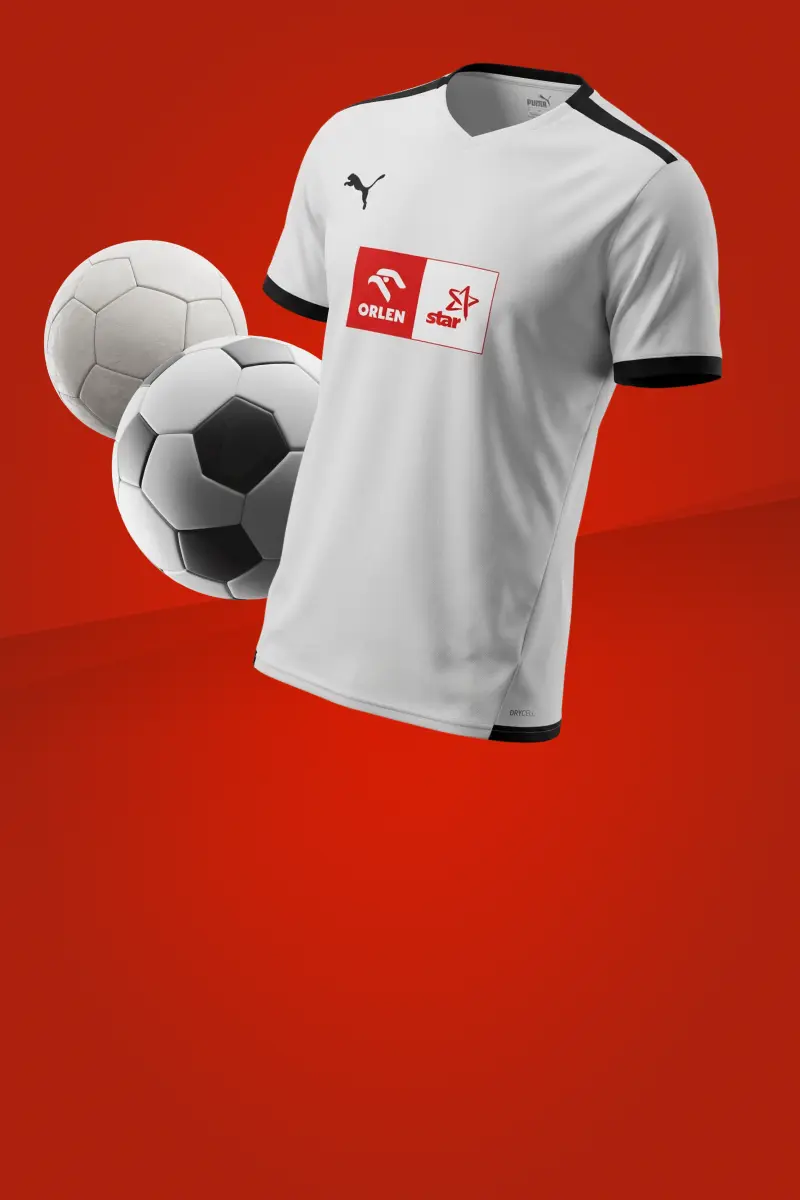 ORLEN Deutschland - 50 Trikotsätze (25x Trikotsatz Handball und 25x Trikotsatz Fussball)