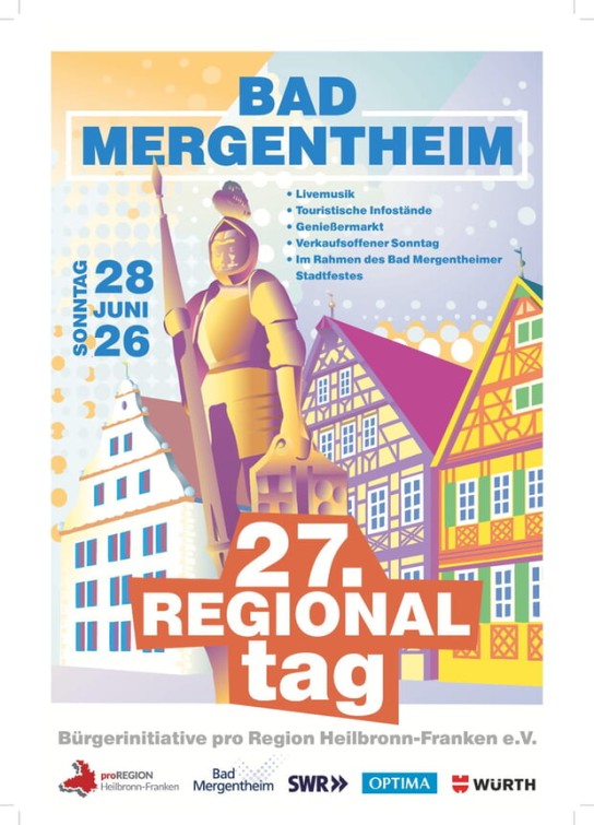 pro-Region Heilbronn-Franken - Erlebniswochenende in Bad Mergentheim für 2 Personen mit 2 ÜN im Wohlfühlhotel „Das Schaffers“ + Verpflegung + ThermenEintritt, weitere attraktive Gewinne