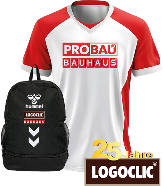 PROBAU - 100 Trikot-Sätze inklusive Rucksack-Set (> Jeder Trikot-Satz besteht aus 15 Rucksäcken und einer Trikot-Tasche mit 11 Spielersets und 1 Torwartset