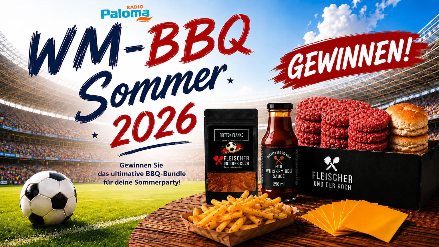 Radio Paloma - BBQ Bundle für den perfekten WM-Grillabend für ~ 100€