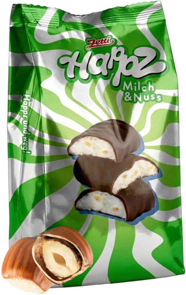 Radio Teddy - 5x einen Jahresvorrat mit 15 Beuteln der neuen Zetti Happz Milch & Nuss Schokoladen-Snacks