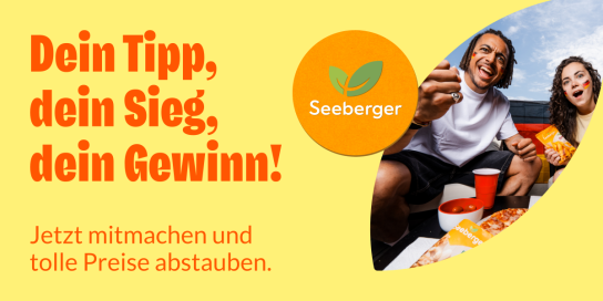 Seeberger - 1. Platz: Beamer im Wert von 429 € (SAMSUNG The Freestyle LFF3C), 2. Platz: 100 € Gutschein, 3. Platz: 50 € Gutschein, 4. bis 10. Platz: Seeberger Snackpaket