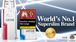smokersplanet - 5 Schachteln ‚Esse Blue‘ und ‚Esse Red‘, ein ‚Cricket Metall Feuerzeug‘, einen Aschenbecher und einen Thermobecher