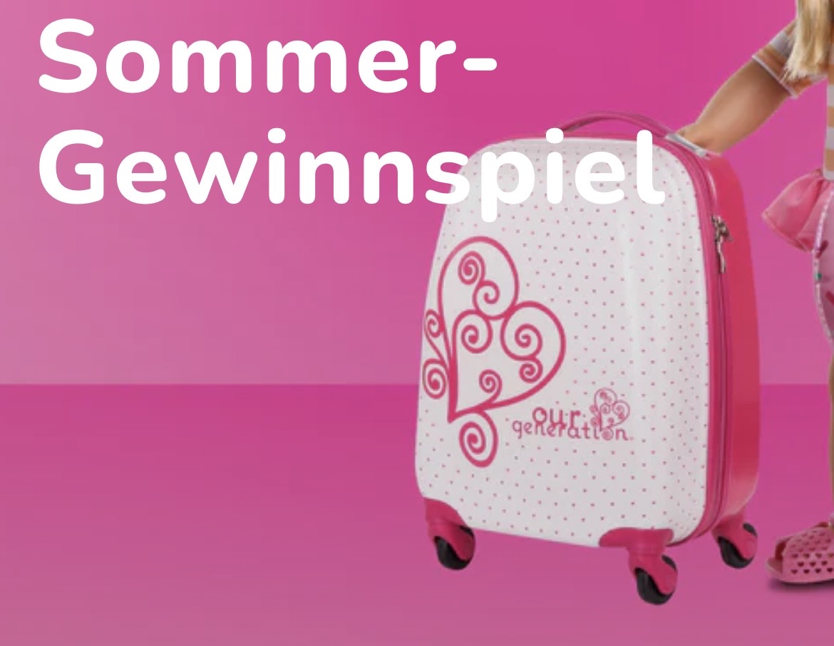 Smyths Toys - Die Puppe Margot Einen Handgepäckkoffer in Kindergröße für all ihre Sommerabenteuer