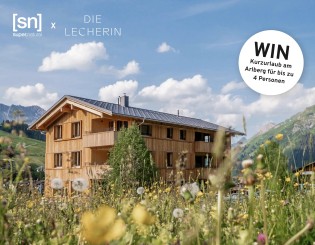 Super Natural Europe - 3 Übernachtungen für bis zu 4 Personen in einer exklusiven Suite in Der Lecherin AT + Exklusive super.natural Outfits für alle Gewinner