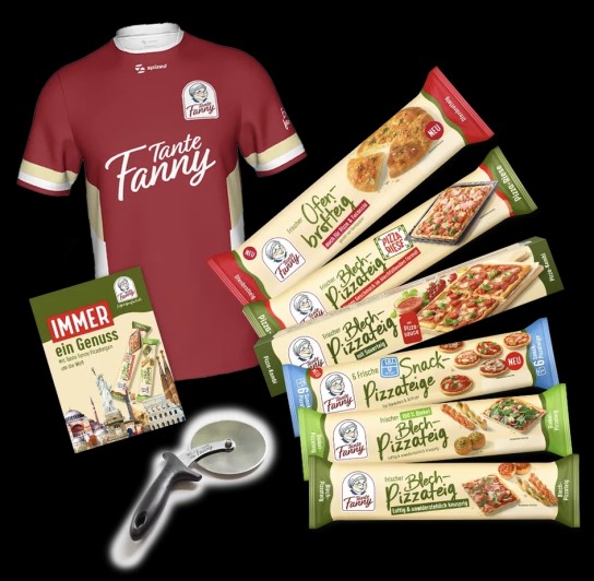 Tante Fanny - Eines von 5 exklusiven Tante Fanny Pizza-WM-Paketen