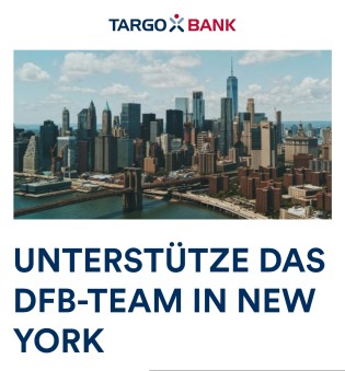 Targobank - Fanreise für 2 Personen nach New York: Inkl. Flug und 3 Übernachtungen vom 23.06. - 26.06.2026