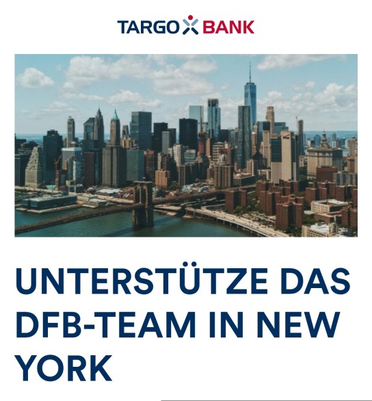 Targobank - Fanreise für 2 Personen nach New York: Inkl. Flug und 3 Übernachtungen vom 23.06. - 26.06.2026