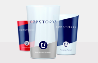 tennistraveller - 3x 100 individuell gestaltbare Mehrwegbecher von CupStorys