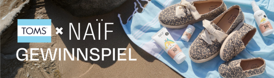 TOMS - 1 von 3 Sommer-Bundles für die ganze Familie. Inklusive: Bis zu 4 Paar TOMS Schuhe im Partnerlook für die Familie & ein großes Naïf Sonnenschutz-Set (speziell für empfindliche Baby- und Kinderhaut)