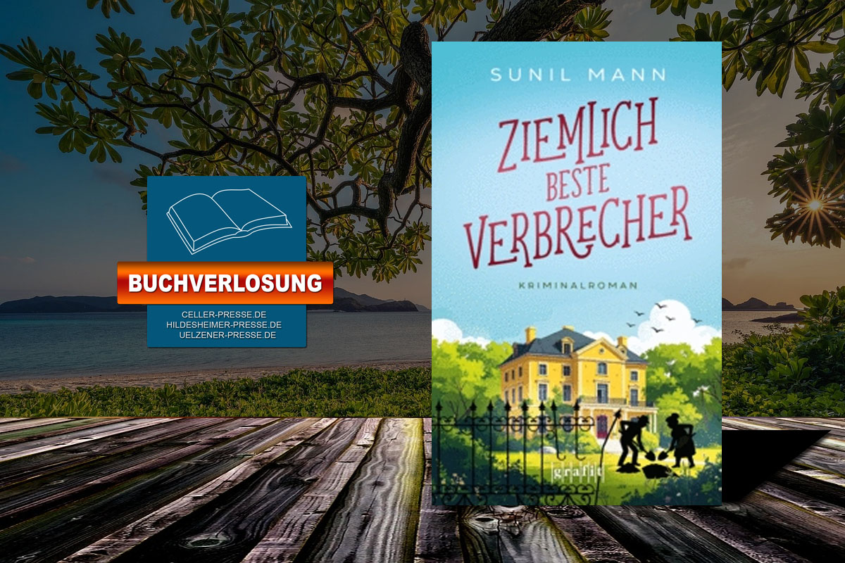Uelzener Presse - Ein Exemplar des Buches "Ziemlich beste Verbrecher” von Sunil Mann