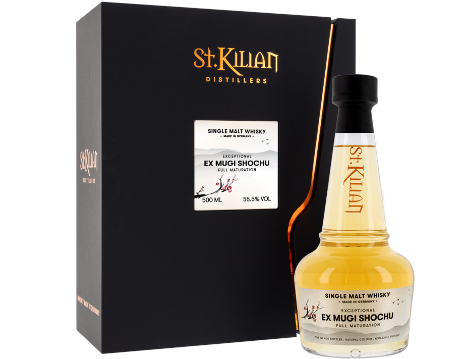 Whiskyexperts - St. Kilian Exceptional – ex Mugi Shochu in der 0,5l-Flasche im Wert von 190€