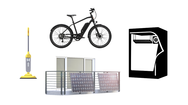Wüstenrot - 1 x E-Bike, 1 x Mini Solaranlage für Balkon, 1 x Dyson Clean + Wash, 2 x JUNG Growbox (Komplettset Gewächshaus)