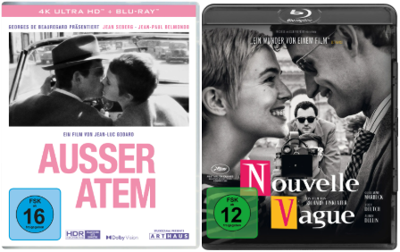 59plus - 2 Blu-rays: AUSSER ATEM und NOUVELLE VAGUE