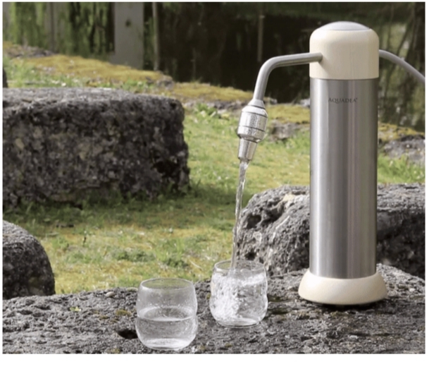 AQUADEA - Monatlich 1x Okato Nature Trinity · Trinkwasserwirbler Wert 1.024 € · Handgefertigt in Bayern