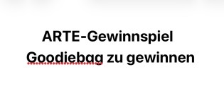 arte.tv - 1 x 1 exklusive Goodiebag des CHANCE Festivals (findet am 29. August im Hofgarten Düsseldorf statt)