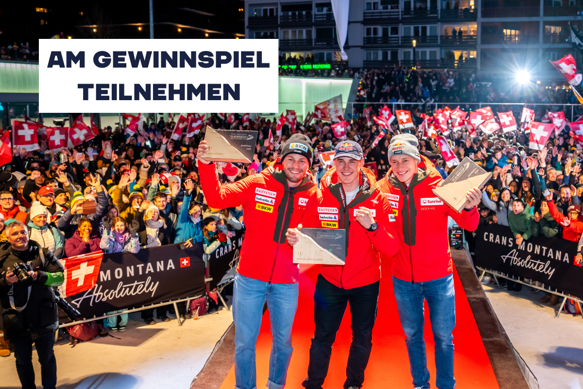 Association FIS Ski Alpin Championnats du monde - 1. Preis: 🎫 2 VIP-Tickets für ein Rennen in Crans-Montana 2027  2. Preis: 👕 1 Set offizielle Skibekleidung  3. Preis: 🎿 1 Paar Wettkampfski