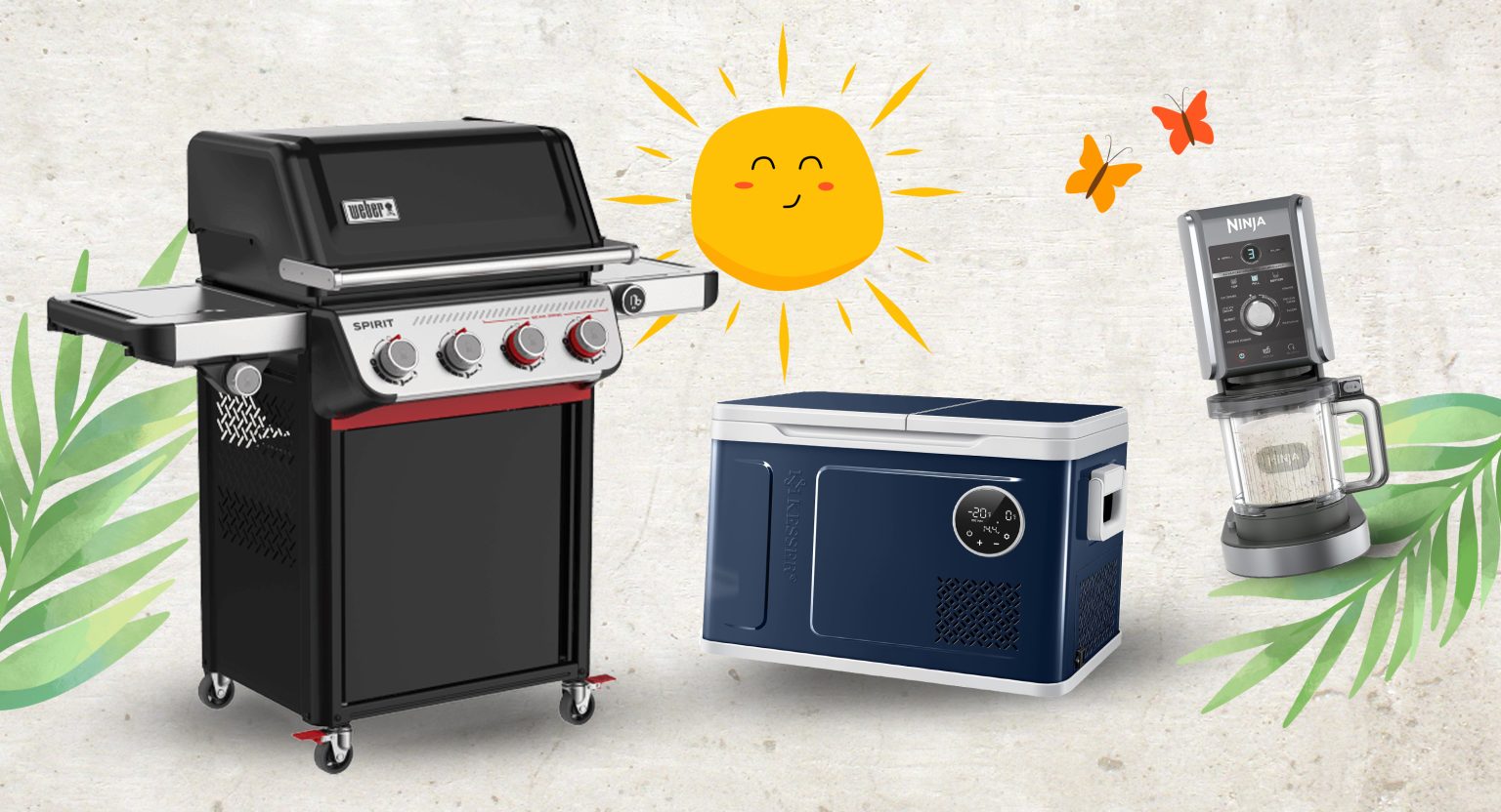 Bäckerei Künkel - Kesser Kühlbox, Weber Gasgrill, Ninja Eismaschine
