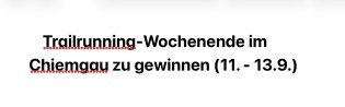 Bergzeit - 1 x Teilnahme am Trailrunning-Wochenende mit Icebreaker in Reit im Winkl (Chiemgau) vom 11. - 13.9. sowie ein Icebreaker Gewinnpaket im Wert von über 150 €