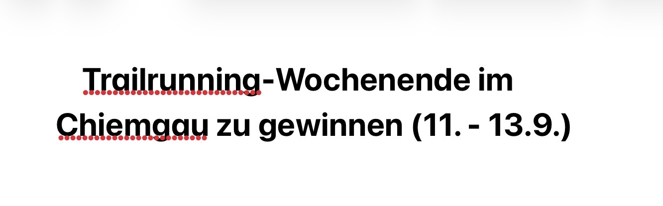 Bergzeit - 1 x Teilnahme am Trailrunning-Wochenende mit Icebreaker in Reit im Winkl (Chiemgau) vom 11. - 13.9. sowie ein Icebreaker Gewinnpaket im Wert von über 150 €