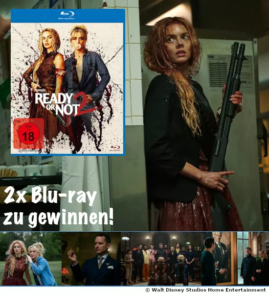 BLURAY-DISC - 2 x „Ready or Not 2“ auf Blu-ray Disc