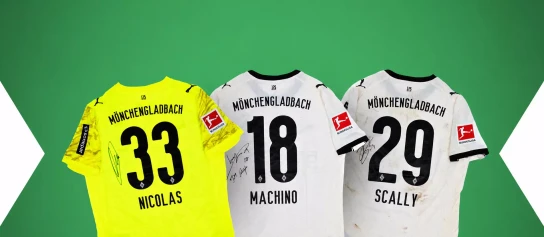 Borussia Dortmund - 1 von 5 original getragenen und signierten Matchworn-Trikots aus dem Bundesliga-Heimspiel der Fohlen gegen Eintracht Frankfurt vom 5. Spieltag der Saison 2025/26