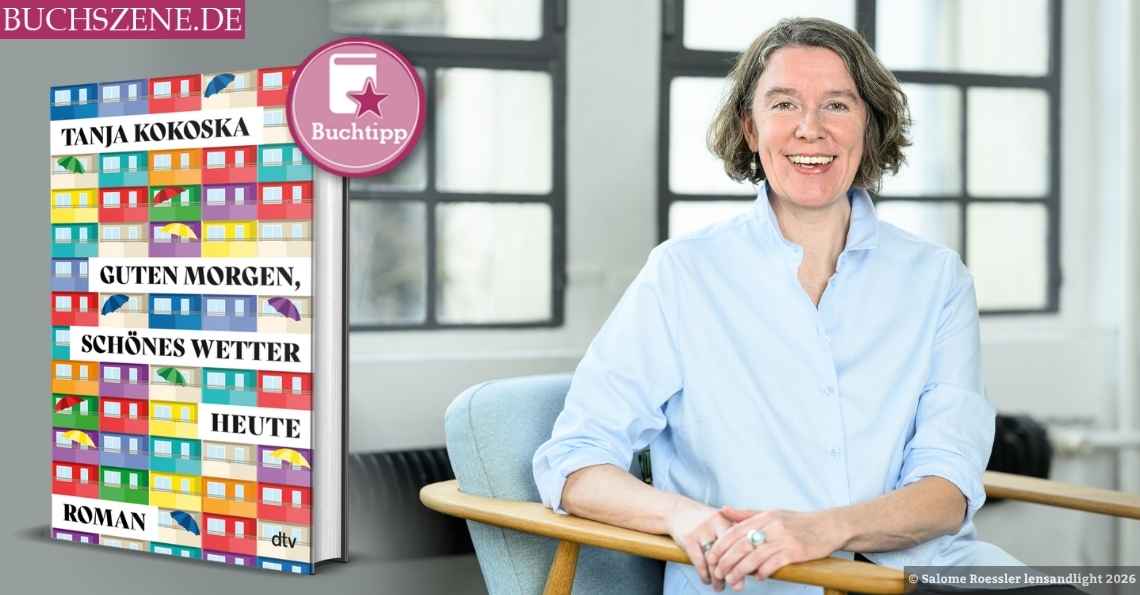 BUCHSZENE - 20 Bücher „Guten Morgen, schönes Wetter heute“ von Tanja Kokoska