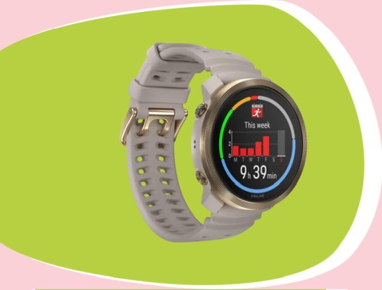 Deli Reform - 3x1 Polar Vantage M3 Smarte Multi-Sportuhr in der Farbe Greige Sand (Smartwatch)