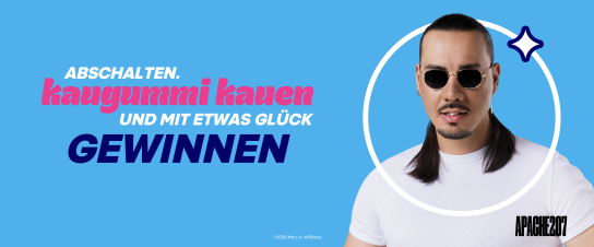 Die Mars GmbH - 100 x zwei Apache 207 Konzerttickets 250 x einen Apache 207 Fanshop-Gutscheine (je 80 €)