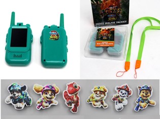 dietestfamilie - 3 x PAW Patrol Fanpaket, jeweils bestehend aus: • 1 x Walkie Talkie • 1 x Eraser Set
