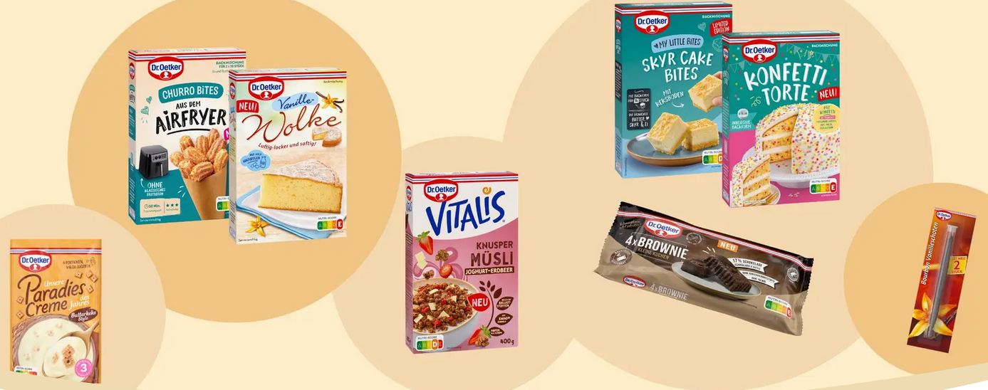Dr.Oetker - 50 x 1 Neuheitenpaket von Dr. Oetker