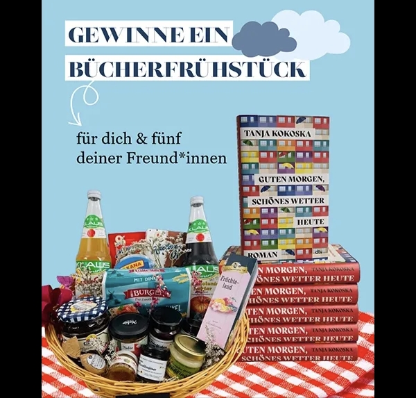 dtv - 3x ein vegetarischer Frühstückskorb für 6 Personen im Wert von ca. 100 €, sowie eine Picknickdecke (2x2m) und weitere Preise