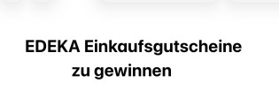 EDEKA - 10 x EDEKA Einkaufsgutschein im Wert von je 50 €