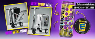 Edeka - einen Airwheel Rollkoffer