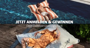 fatboy - Lieblingsprodukt für draußen - entweder Floatzac oder den Original Outdoor